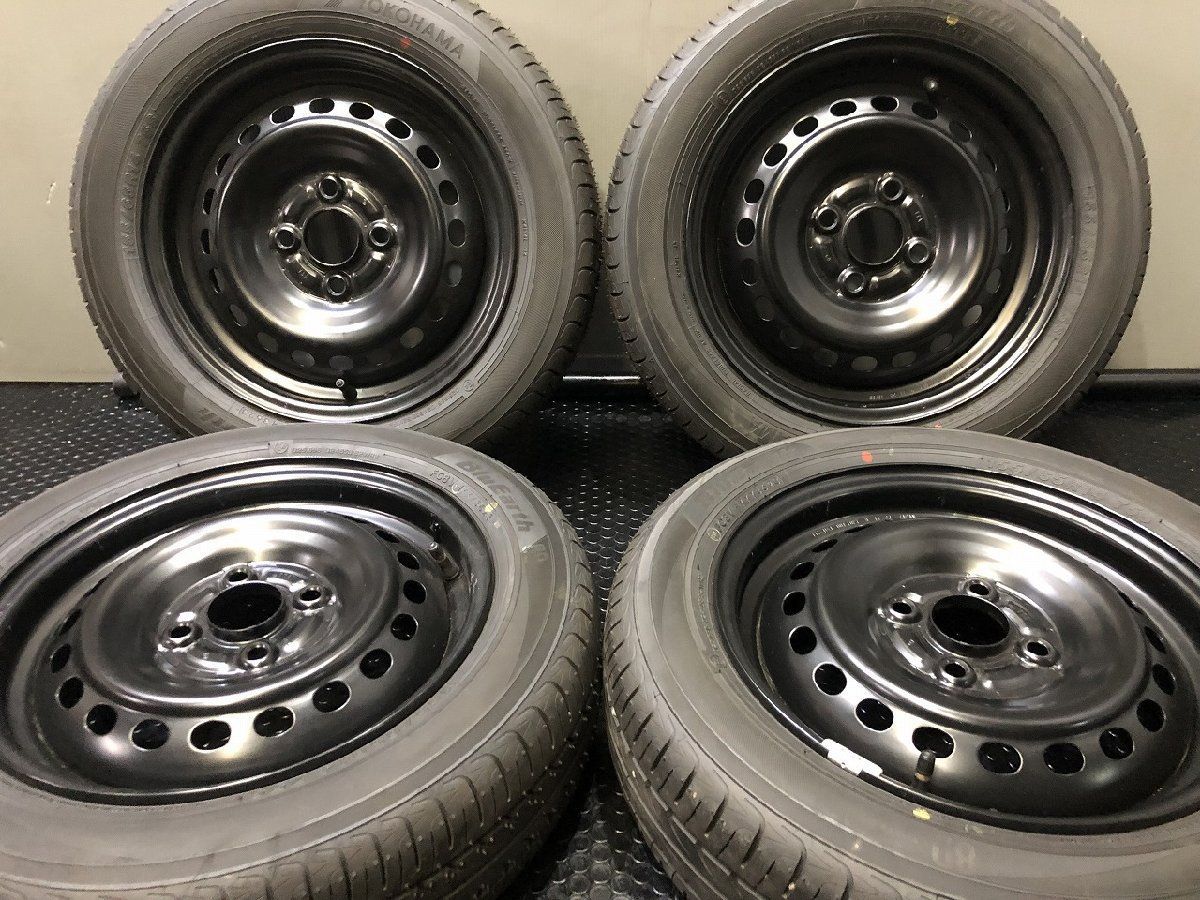 新車外し YK BluEarth 155 65 R 14 夏タイヤ ホンダ ホイール 14インチ 4 23年製 N BOX ONE WGN等 VTM 779