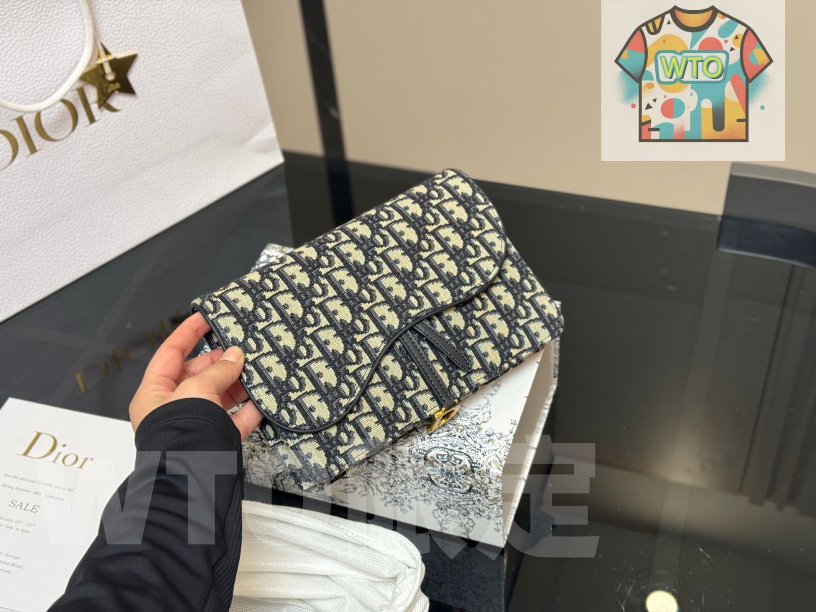 WTO通販 Dior Monogram Chain Wallet On Chain Bag - ディオール モノグラム チェーン WOC バッグ-WTO輸入-ZFS66