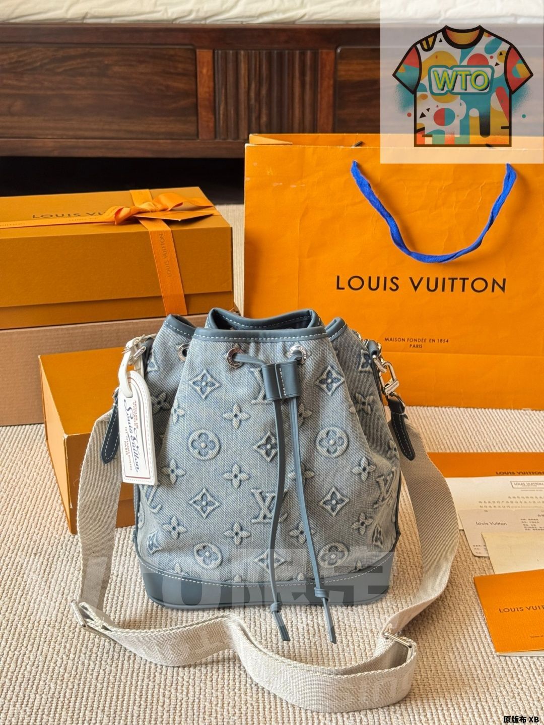 WTO通販 LV Denim Bucket Bag - LV デニム バケット バッグ-WTO輸入-LCH61