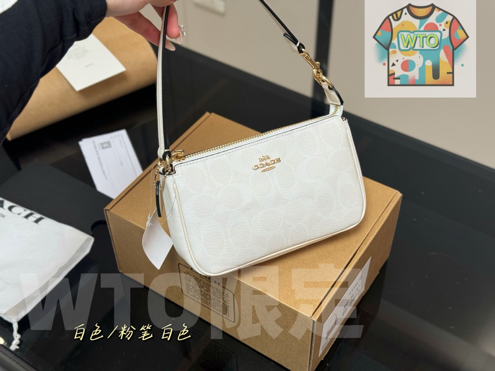WTO通販 COACH Nolita19 マージャンバッグ1-WTO輸入-AZJ83