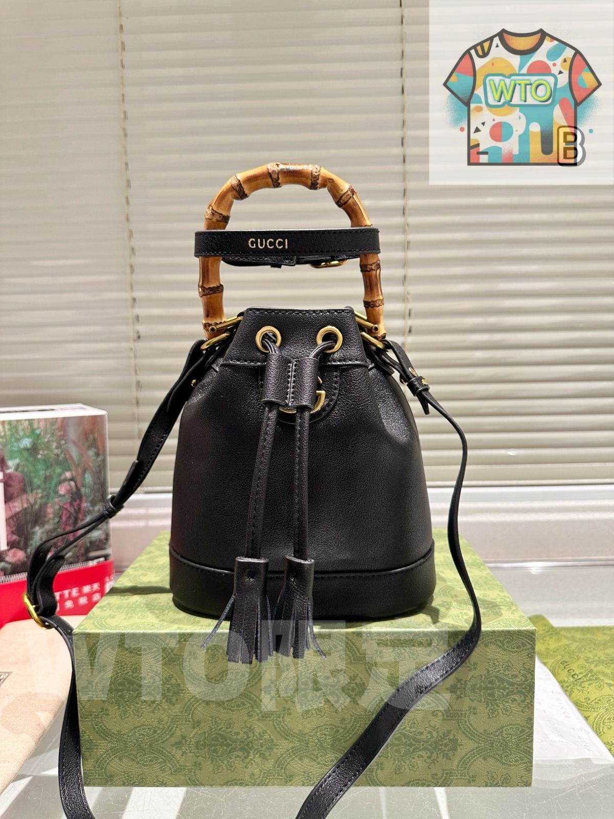 WTO通販 Gucci Bamboo Bucket Bag グッチ バンブー バケット バッグ-WTO輸入-LIB36