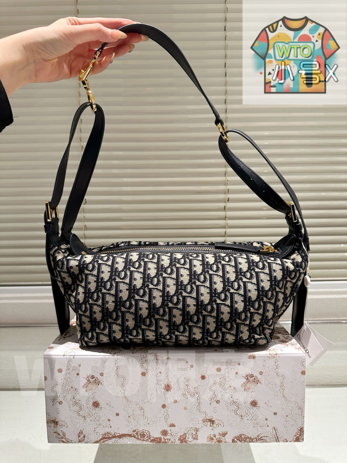 WTO通販 Dior D-Journey Chain Shoulder Bag - ディオール D-Journey チェーン ショルダー バッグ-WTO輸入-GOK57