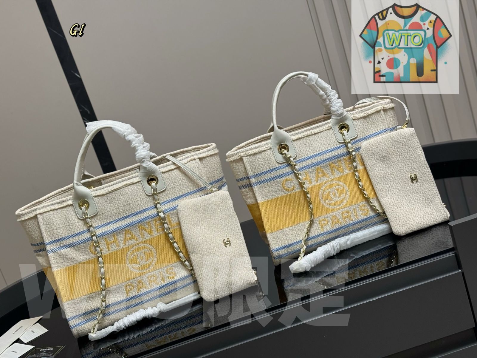 WTO通販 Chanel Denim Beach Bag - シャネル デニム ビーチバッグ1-WTO輸入-CKO53