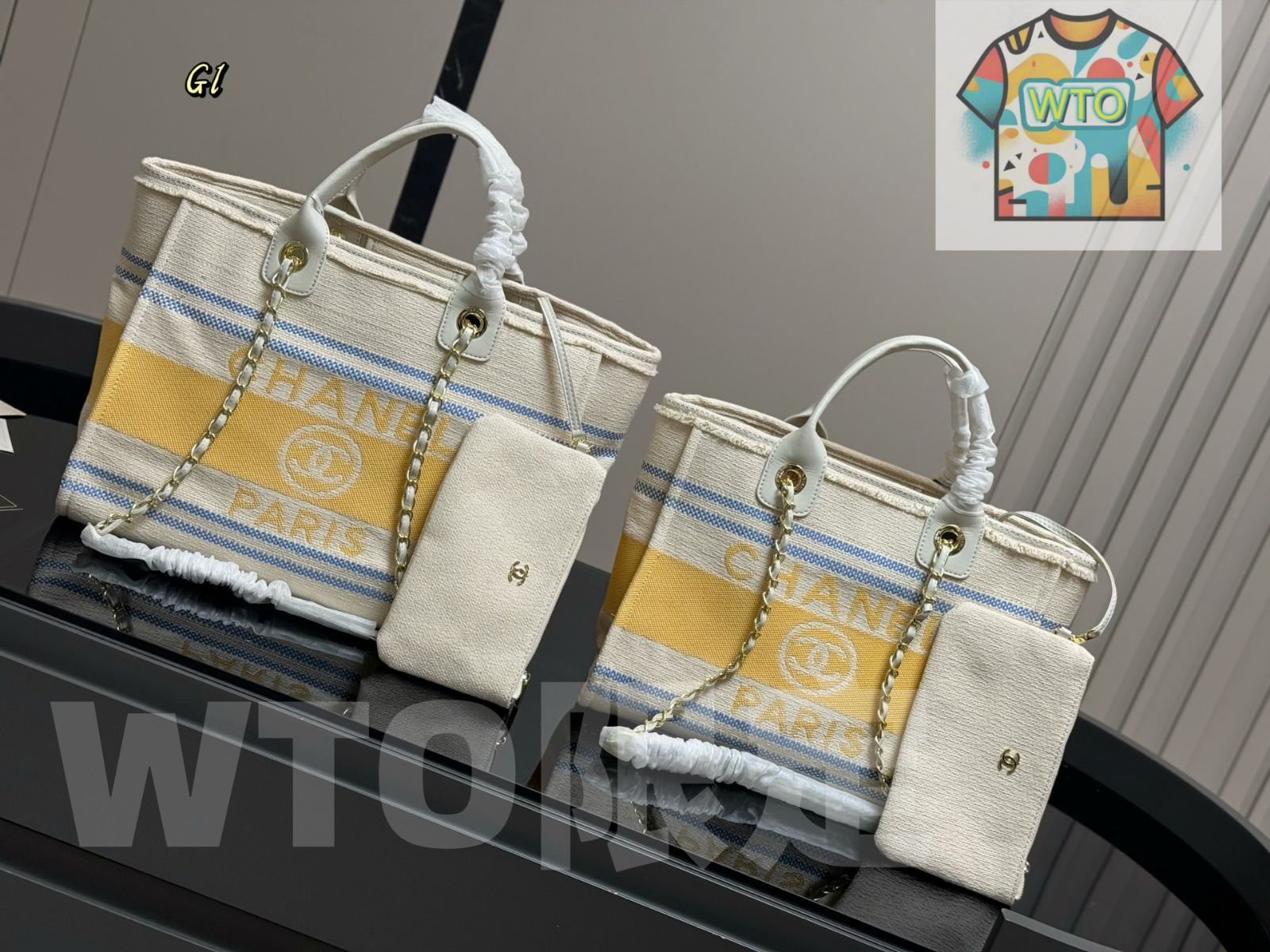 WTO通販 Chanel Denim Beach Bag - シャネル デニム ビーチバッグ1-WTO輸入-CKO53