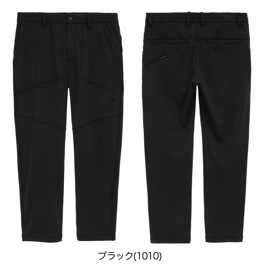キャロウェイ バックグリッド裏起毛ジョガーパンツ メンズ Callaway ゴルフウェア ブラック