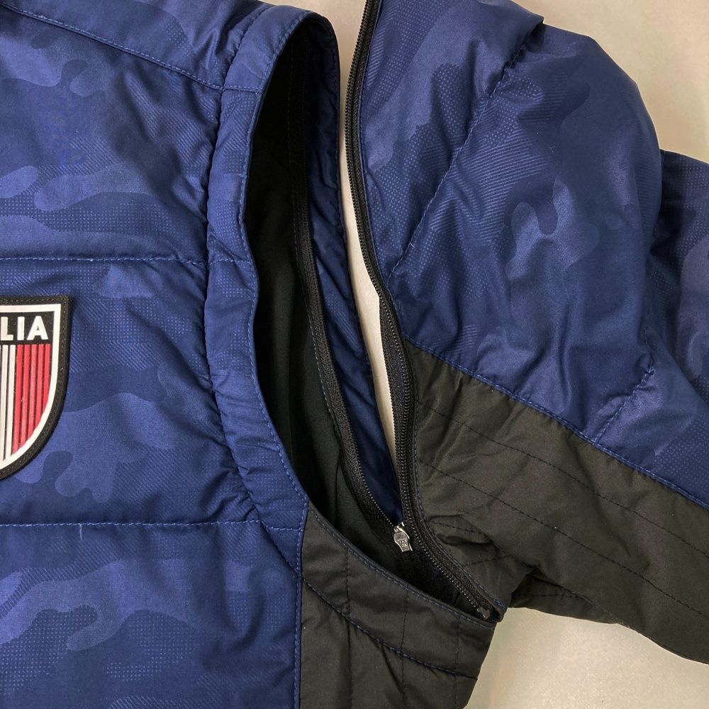 サイズ：L KAPPA GOLF カッパゴルフ 2WAY ダウンジャケット カモフラ柄