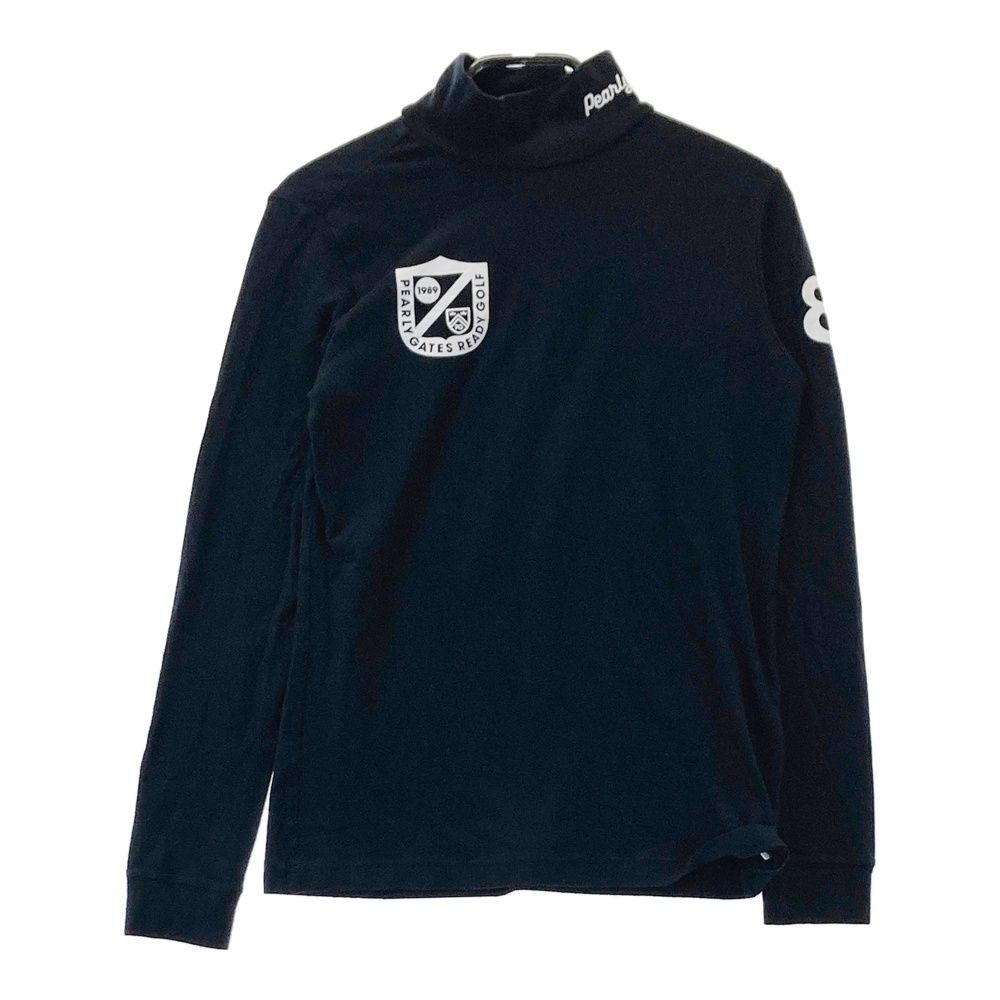 サイズ：0 PEARLY GATES パーリーゲイツ ハイネック長袖Tシャツ