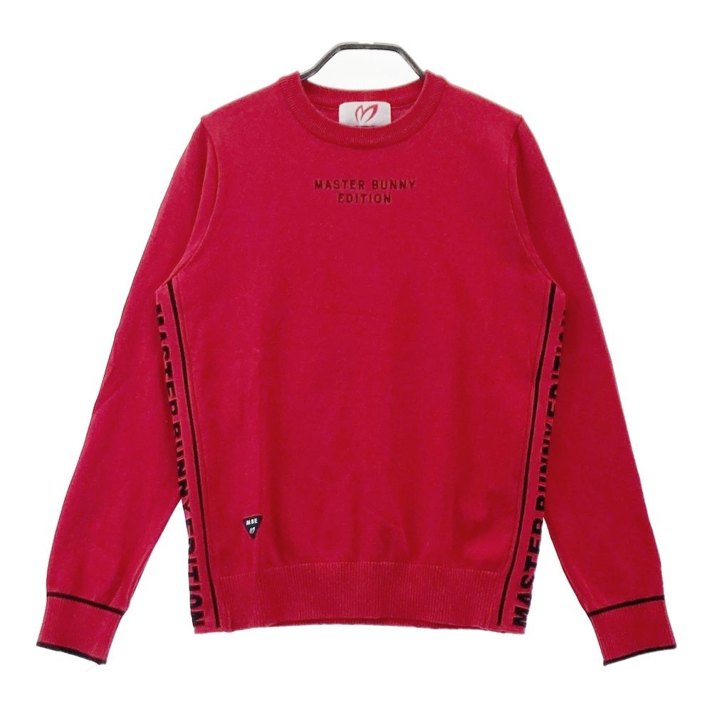 サイズ 1 MASTER BUNNY EDITION マスターバニーエディション ニット セーター レッド系 240101555794 ゴルフウェア レディース ストスト