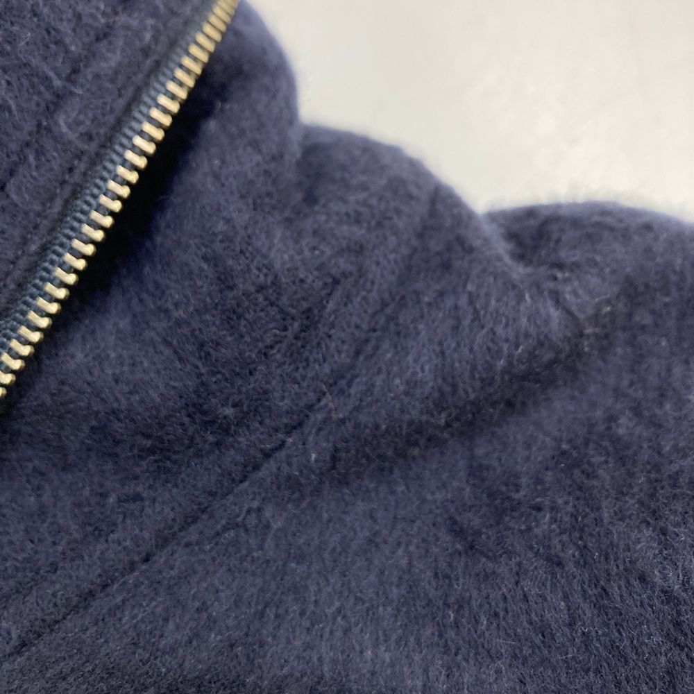 サイズ：38 ARCHIVIO アルチビオ 襟付き ニットセーター ネイビー系