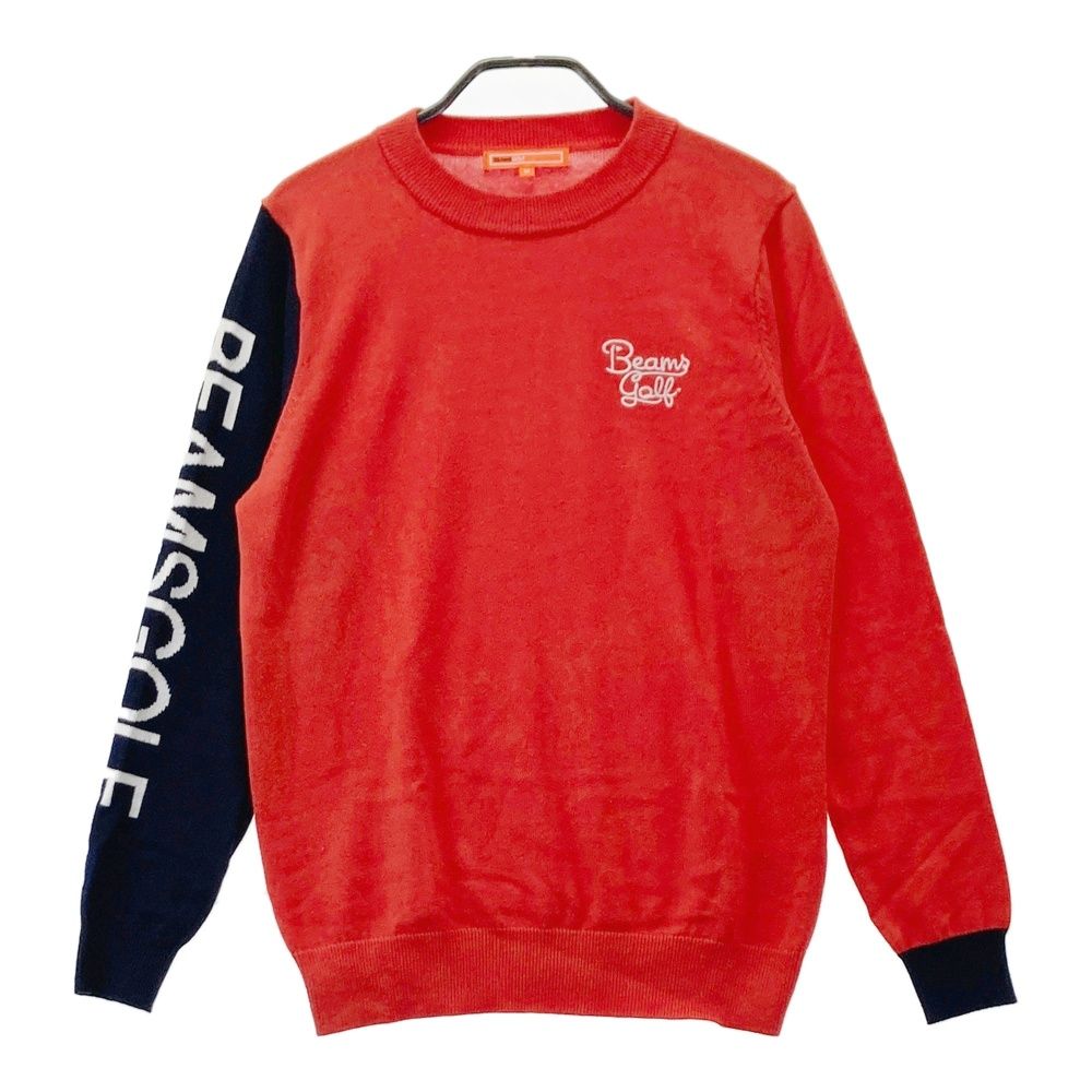 サイズ：M BEAMS GOLF ビームスゴルフ コットン混 ニットセーター