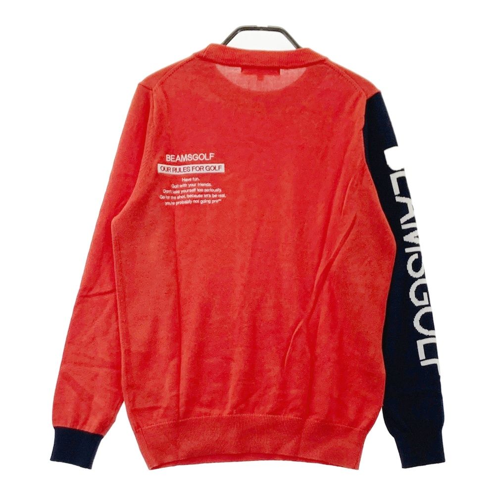 【美品】ビームス ゴルフ ニット セーター M サイズ：M BEAMS GOLF ビームスゴルフ コットン混 ニットセーター