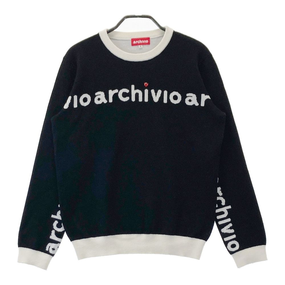 サイズ：38 ARCHIVIO アルチビオ ウール混 長袖 ニットセーター
