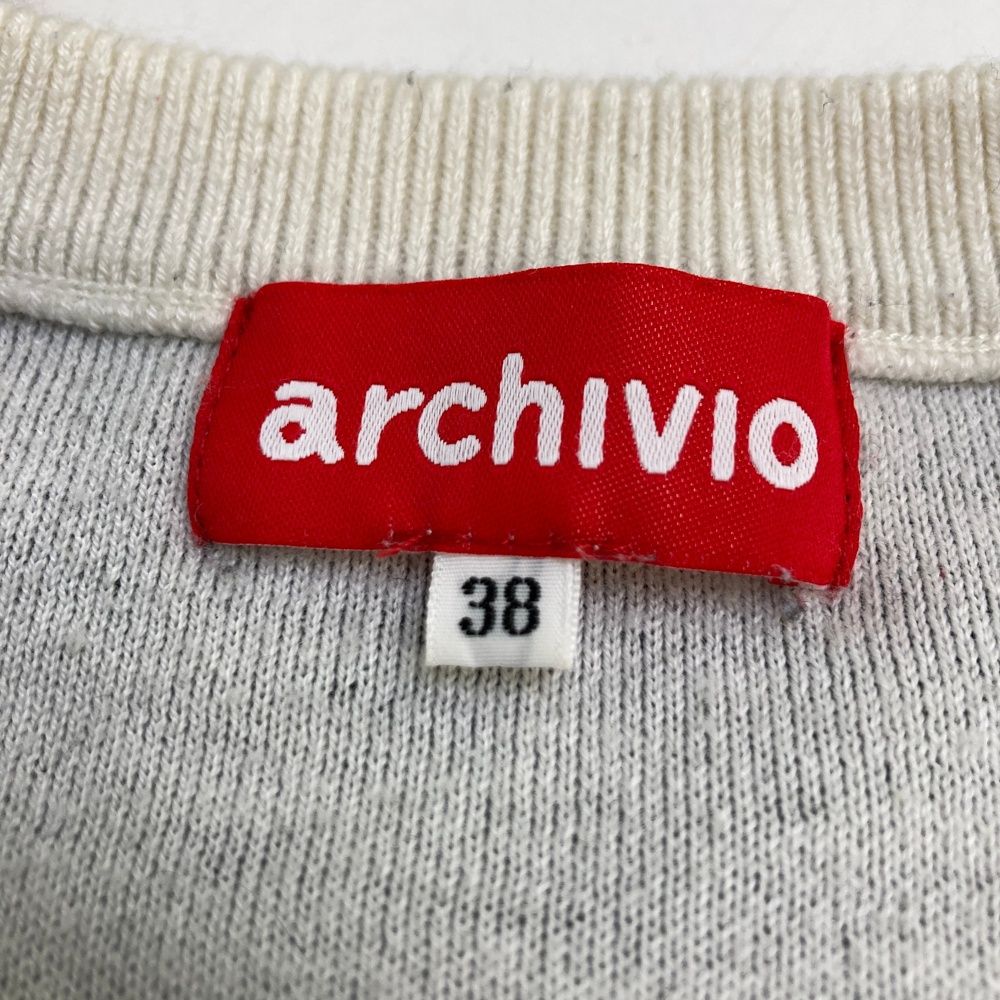 サイズ：38 ARCHIVIO アルチビオ タートルネック 長袖ニットセーター