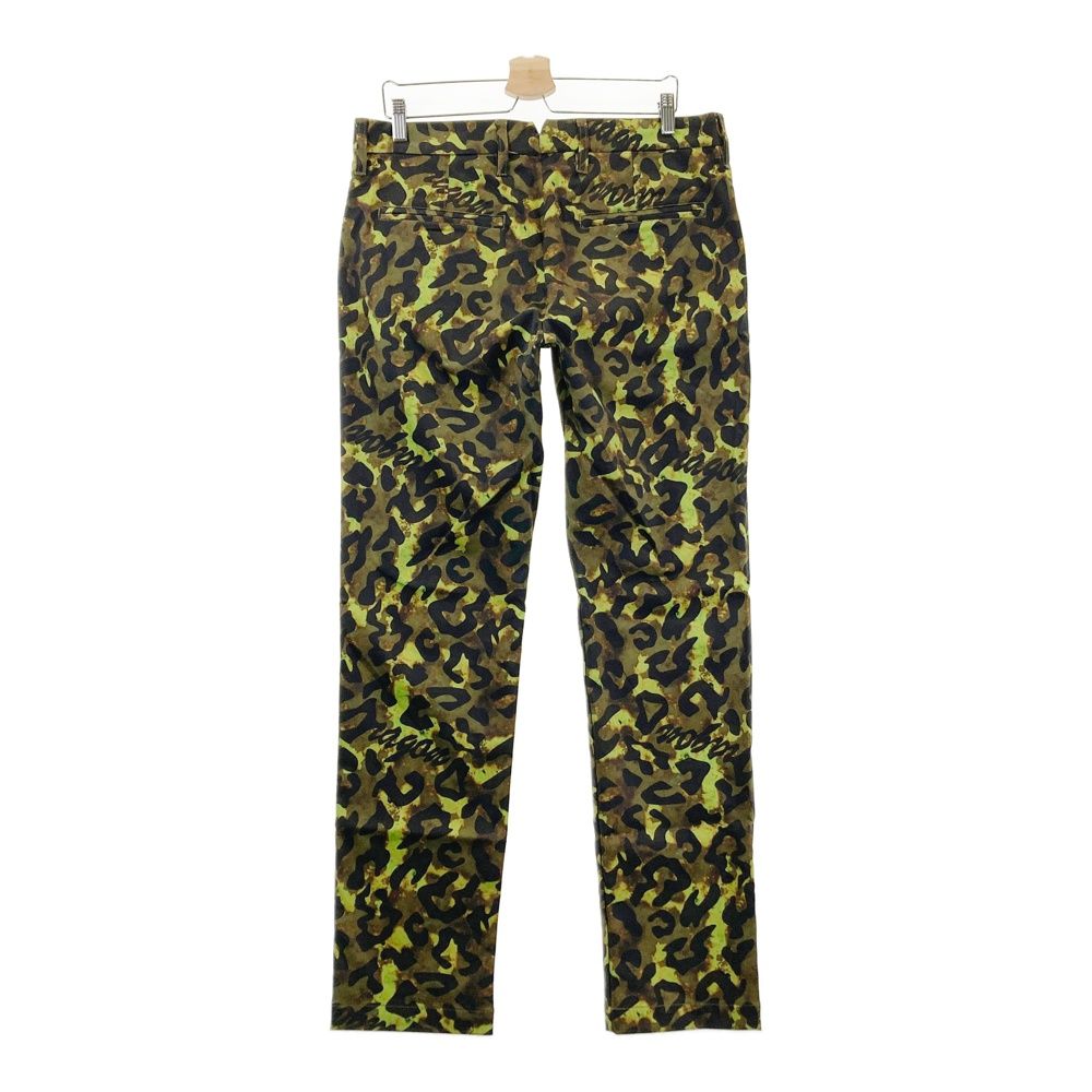 サイズ 4 DANCE WITH DRAGON ダンスウィズドラゴン ロングパンツ 総柄 カーキ系 ゴルフウェア メンズ ストスト