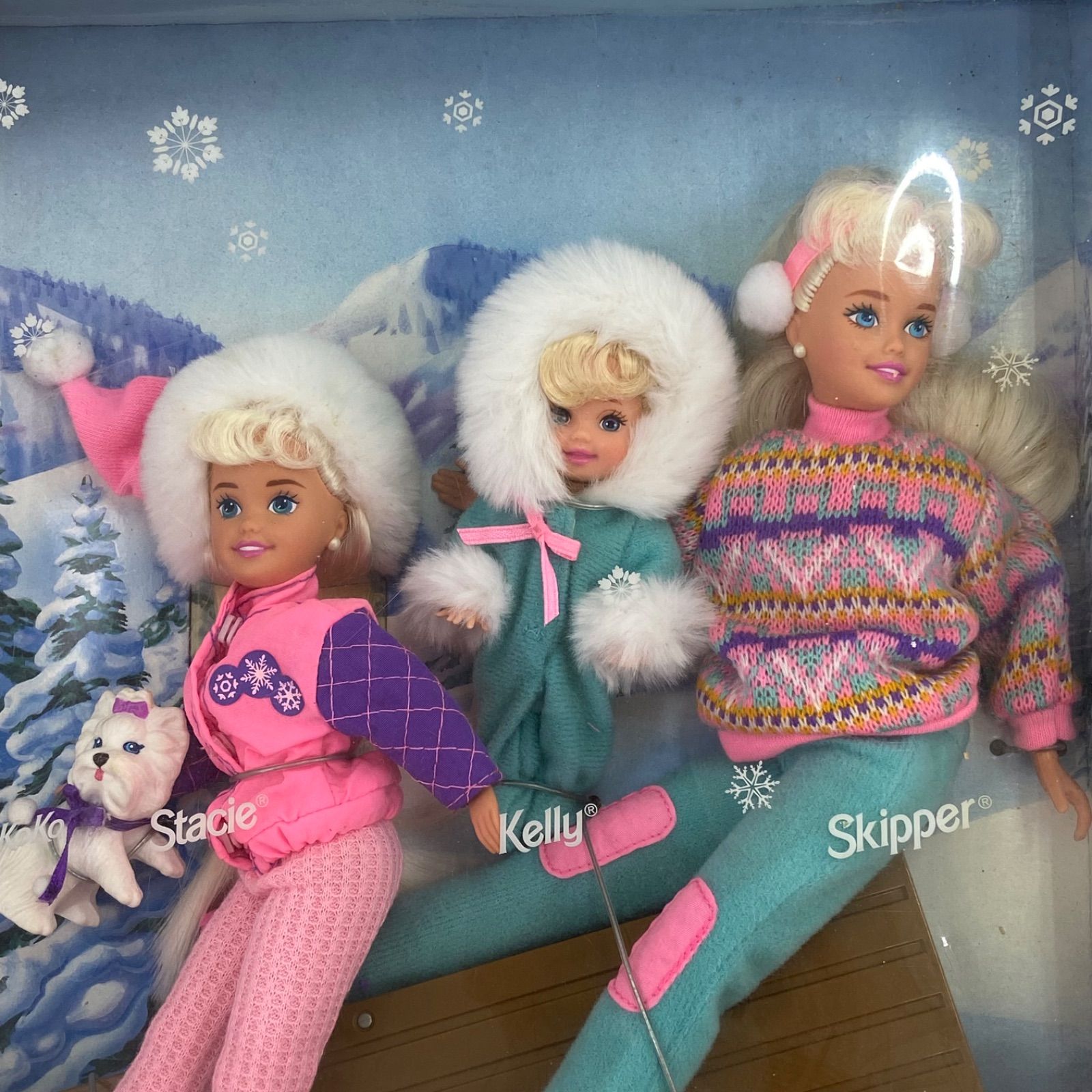 希少】【レトロ】Barbie バービー Barbie Winter Holiday Gift Set