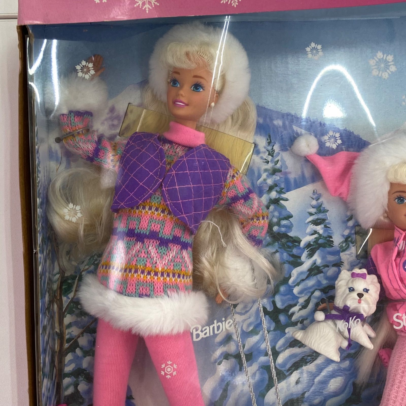 希少】【レトロ】Barbie バービー Barbie Winter Holiday Gift Set