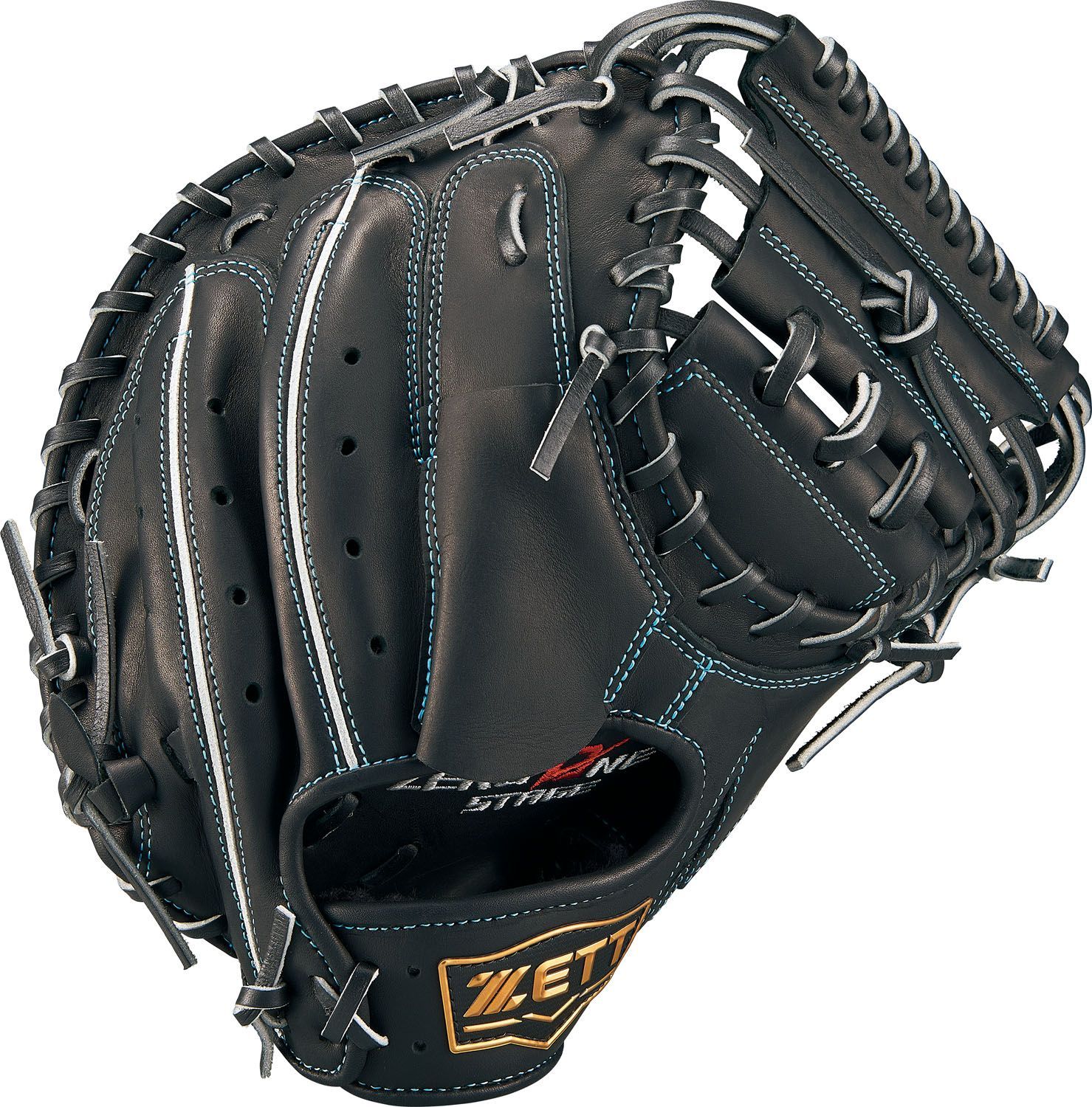ゼット ZETT 野球 少年軟式用 ジュニア キャッチャーミット グローブ グラブ 捕手用 右投げ ゼロワンステージ BJCB71512F 1900 ブラック 黒