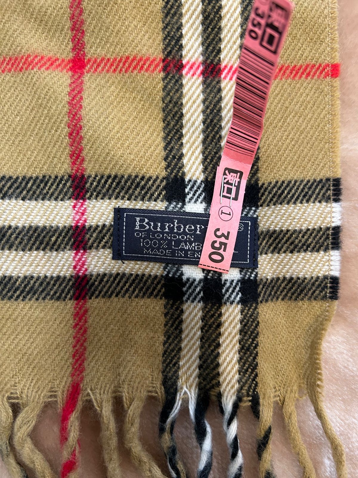 バーバリー マフラーストール ショールスカーフbrown ブラウン茶色系ベージュノバチェック ウール毛100％イングランド製イギリス製英国製レディース女性用婦人ウィメンズwomen’sメンズmen’s男性用紳士ユニセックス男女兼用