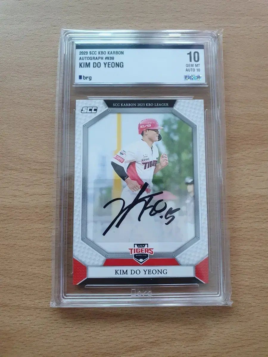 2025 SCC KBO カーボン キア タイガース キム ドヨン オート BRG 10カード
