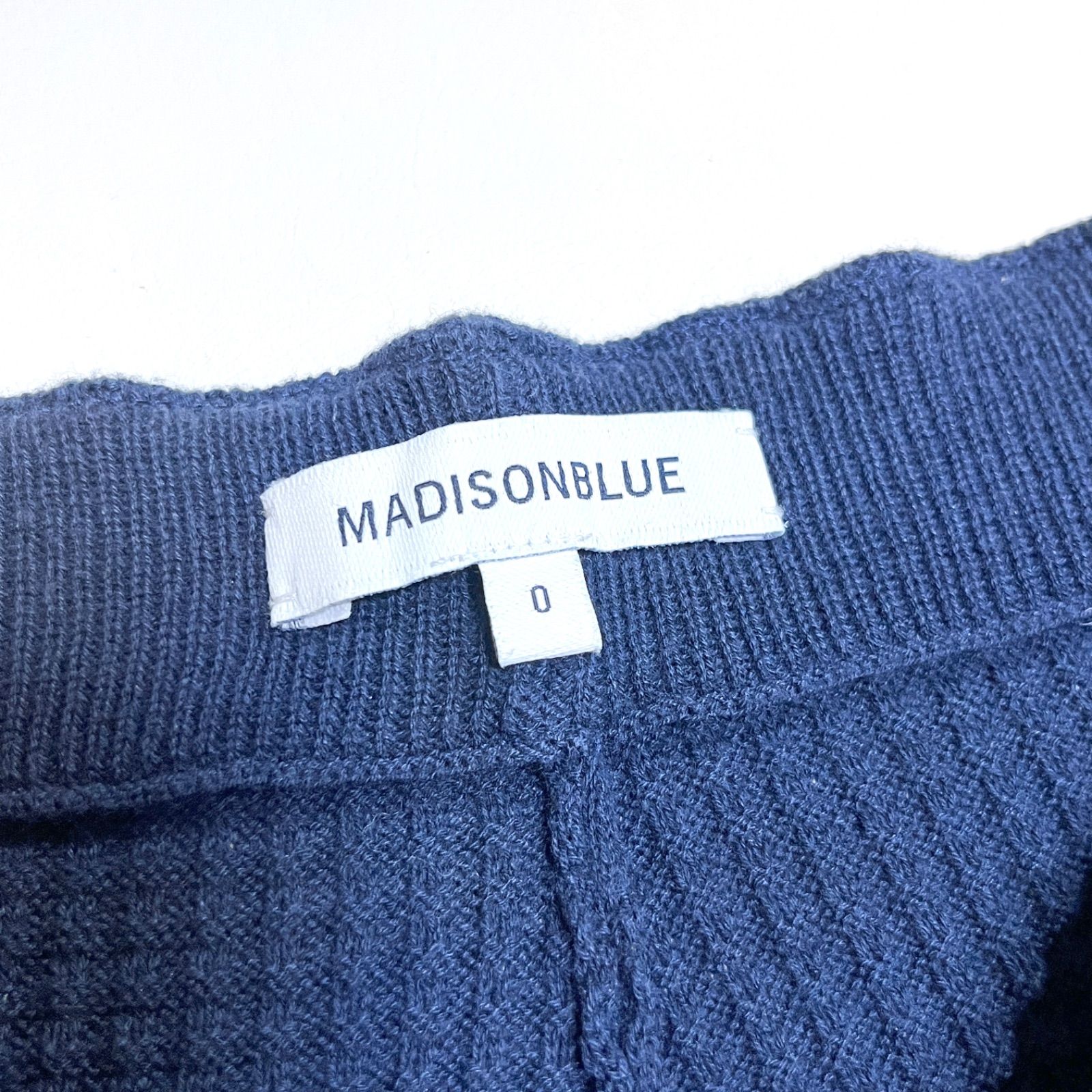 MADISONBLUE マジソンブルー /ニットスカート/未使用 ck33a MADISON BLUE ボトル ニット スカート ワッフル ロングスカート