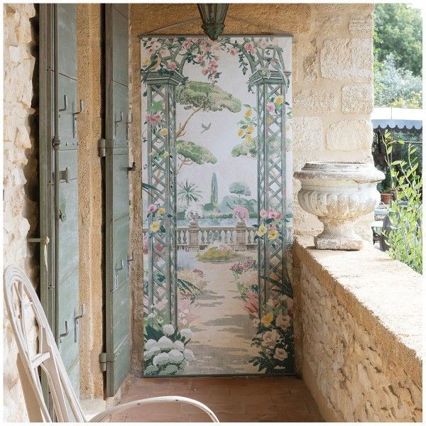 スクリーン 壁掛け タペストリー おしゃれ シャビーシック 壁飾り 1179 マチルドエム フランス ウォールデコ 額絵 絵画 マチルドM Mathilde M シャビー アンティーク風 アンティーク 雑貨