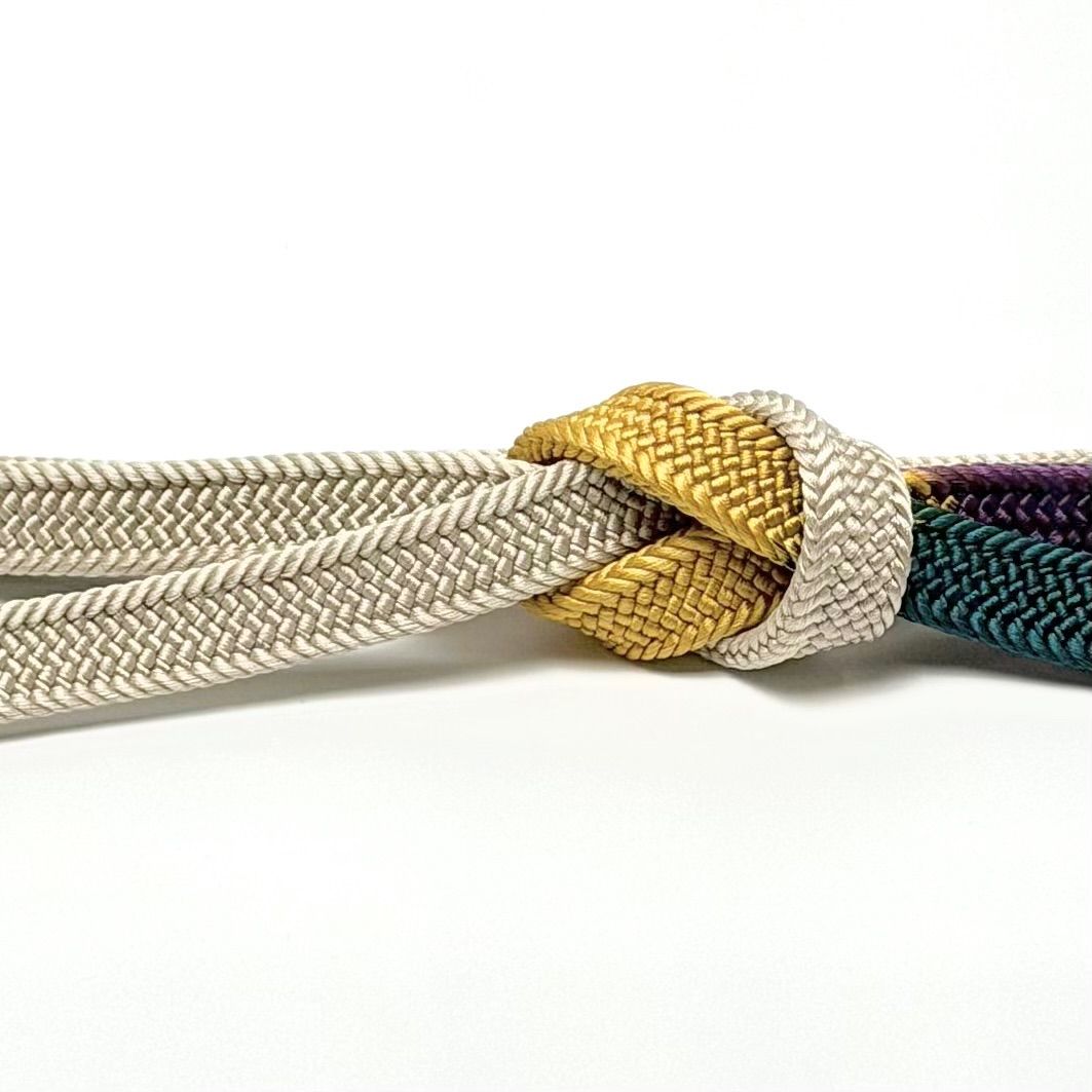 帯締め 衿秀 耳高内記片〆切 五色 切房 0011