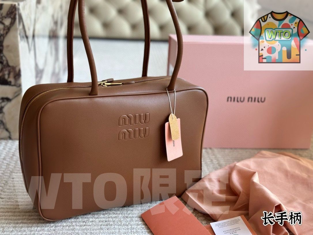 WTO通販 Miu Miu Bowling ボーリングバッグ オフィスバッグ1-WTO輸入-SBU88