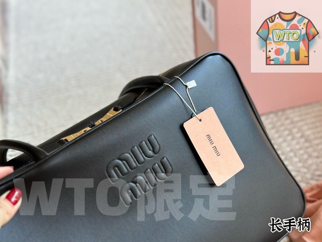 WTO通販 Miu Miu Bowling Bag Office Bag ミュウミュウ ボーリングバッグ オフィスバッグ1-WTO輸入-ZFD71