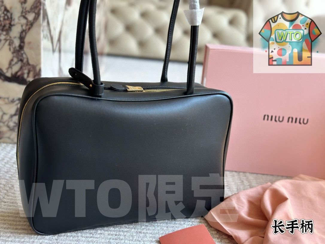  WTO通販 Miu Bowling Bag Office ミュウミュウ ボーリングバッグ オフィスバッグ1-WTO輸入-ZFD 71 ハンドバッグ バッグ