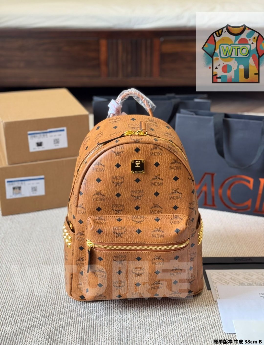 WTO通販 MCM ミューチュアル クレーション モンタージュ 2025 款 バックパック1-WTO輸入-VTN52