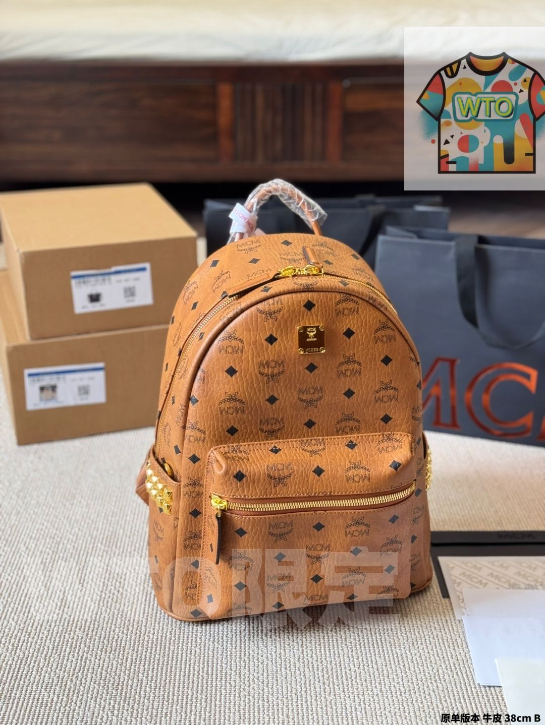 WTO通販 MCM ミューチュアル クレーション モンタージュ 2025 款 バックパック1-WTO輸入-VTN52