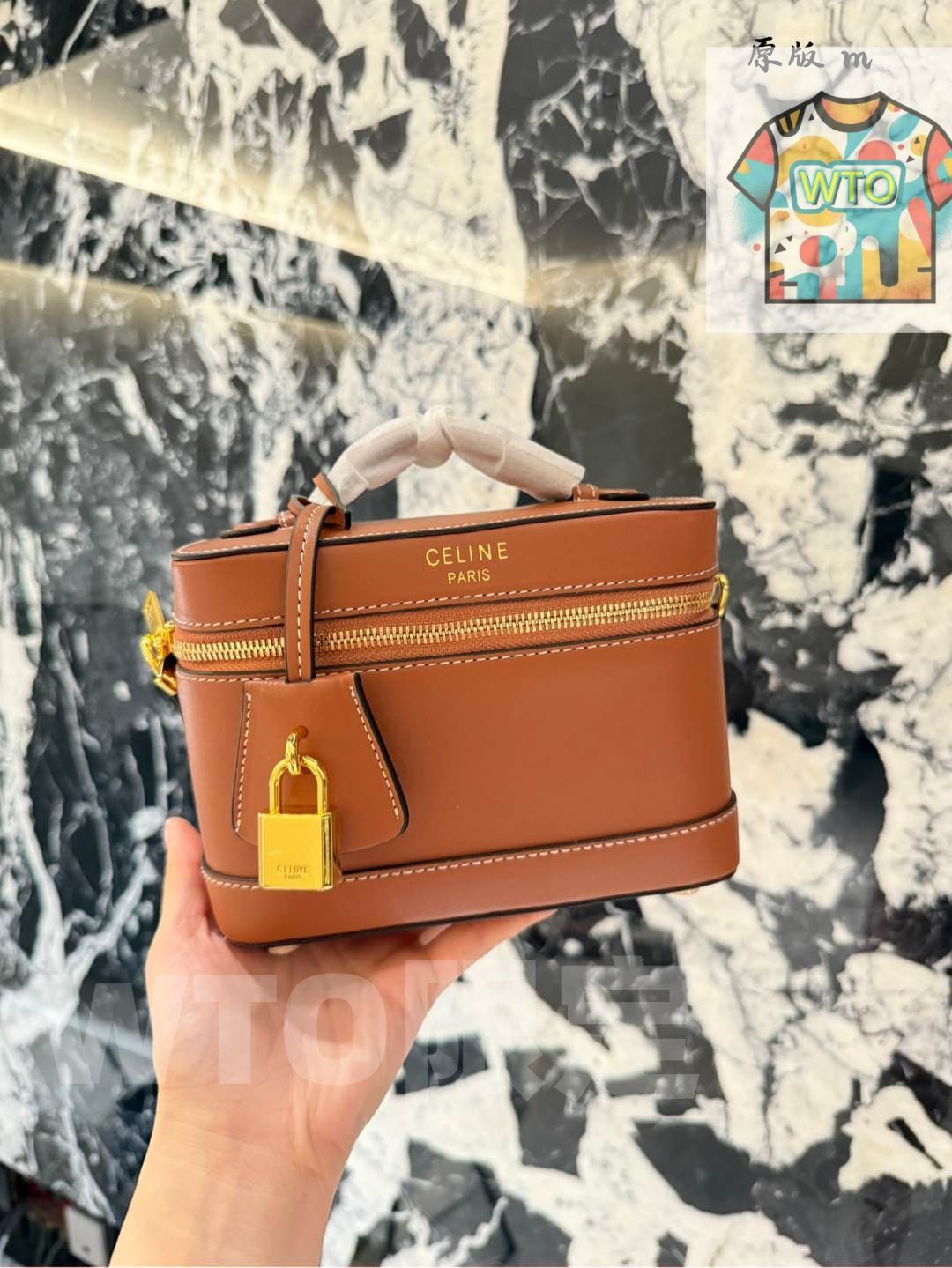 WTO通販 CELINE VANITY Cosmetic Bag - セリーヌ ヴァニティ コスメバッグ1-WTO輸入-ZPQ03