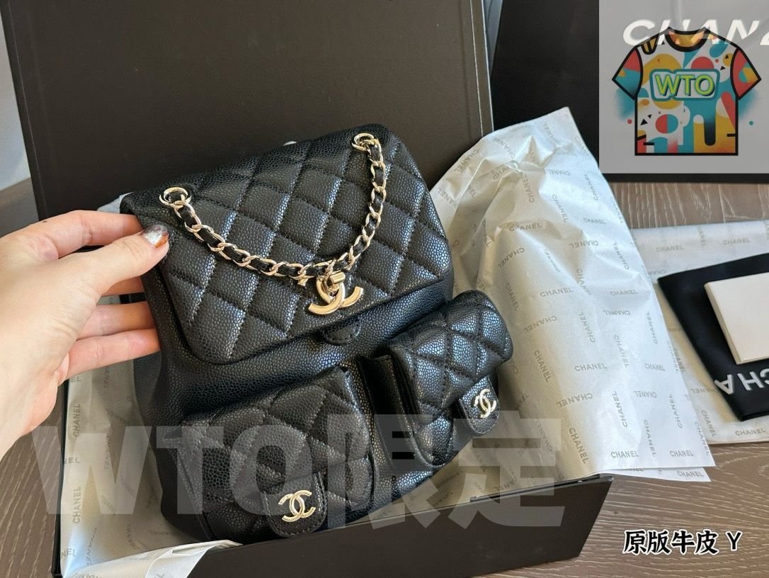 WTO通販 Chanel Duma Frog Backpack - シャネル デュマ フロッグ バックパック1-WTO輸入-OLC17