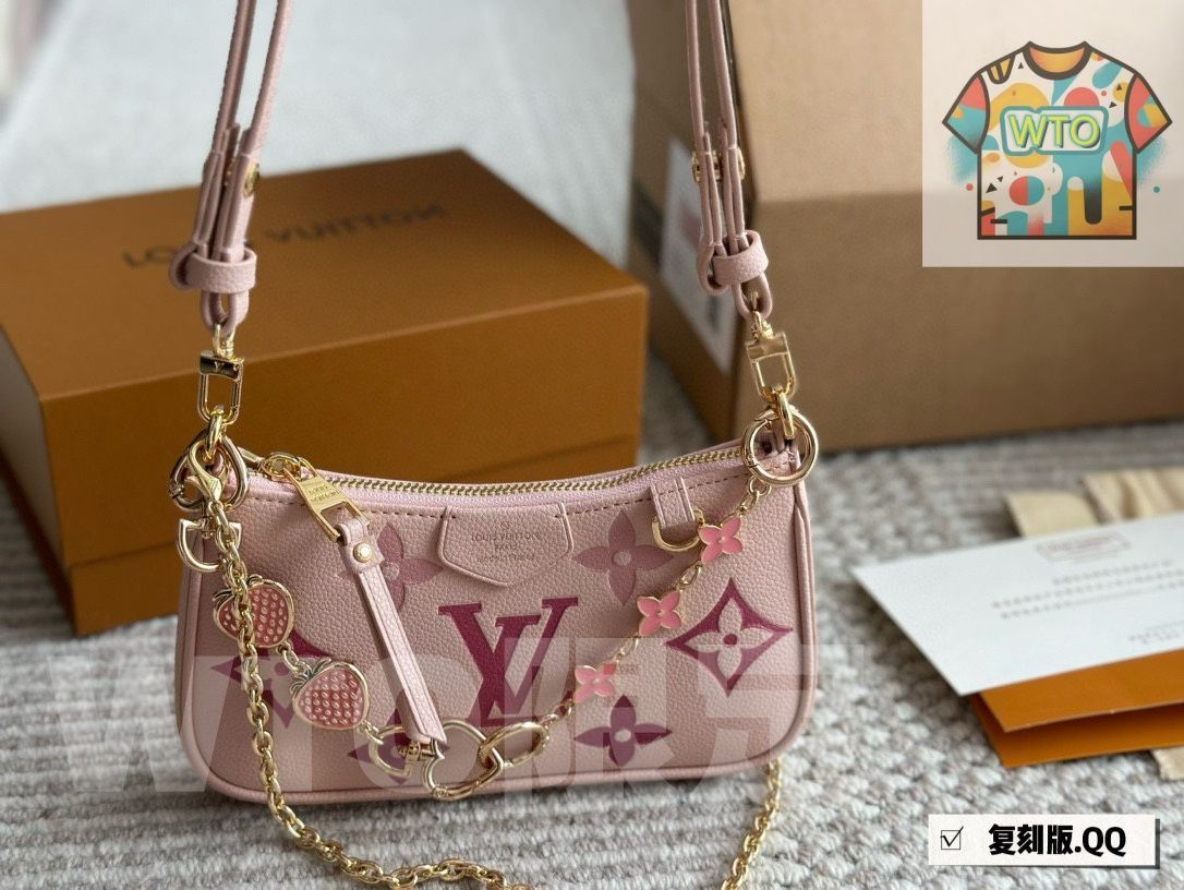 WTO通販 LV ピンクグラデーション Easy Pouch チェーンバッグ1-WTO輸入-RXI 50