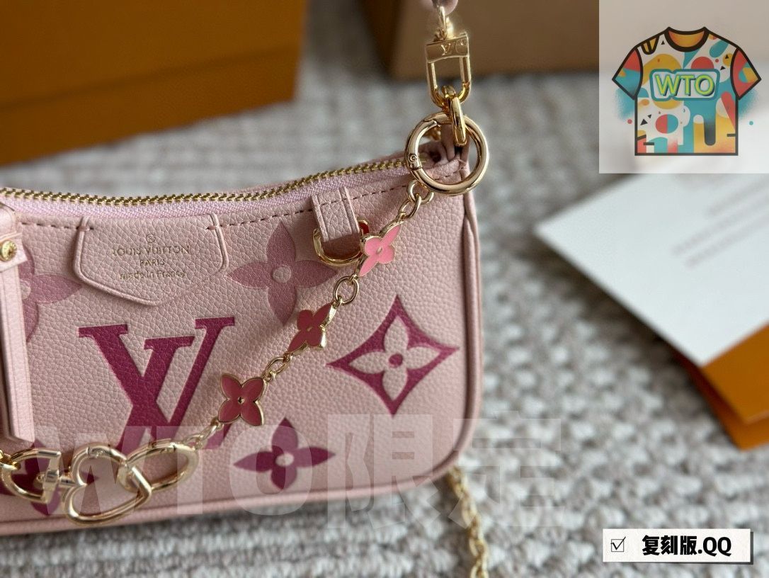 WTO通販 LV ピンクグラデーション Easy Pouch チェーンバッグ1-WTO輸入-RXI50