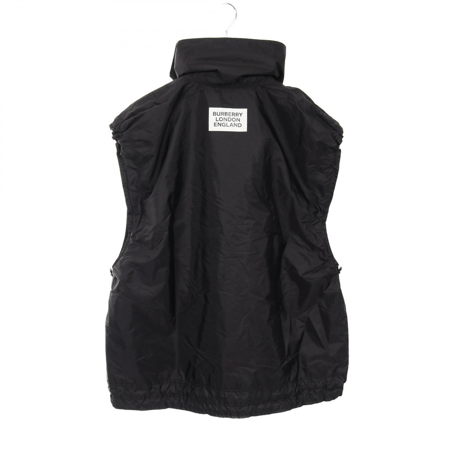 バーバリー BURBERRY ベスト ブラック ナイロン ベスト レディース Used B