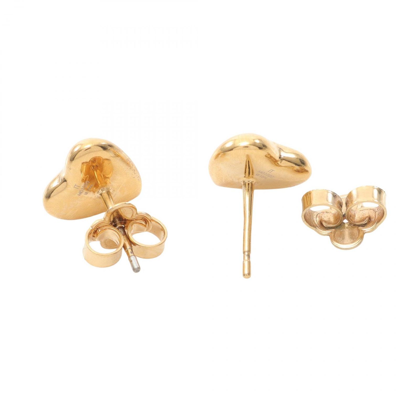 ！美品！　ルイヴィトン　ハート　ゴールドピアス ルイ・ヴィトン LOUIS VUITTON ピアス LVハート GP（ゴールドメッキ