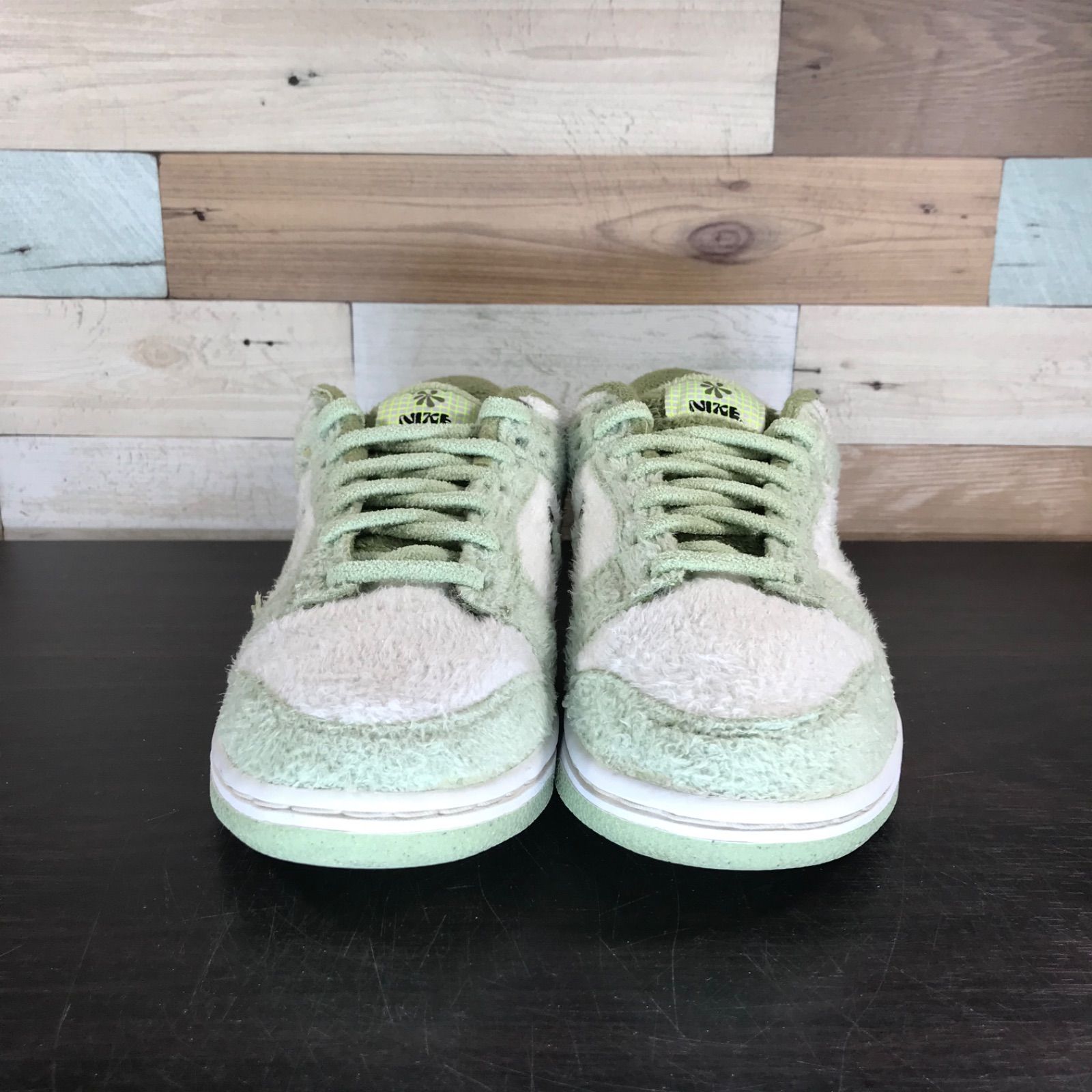 NIKE DUNK LOW ナイキ ダンク ローカット グリーン ホワイト 23cm 