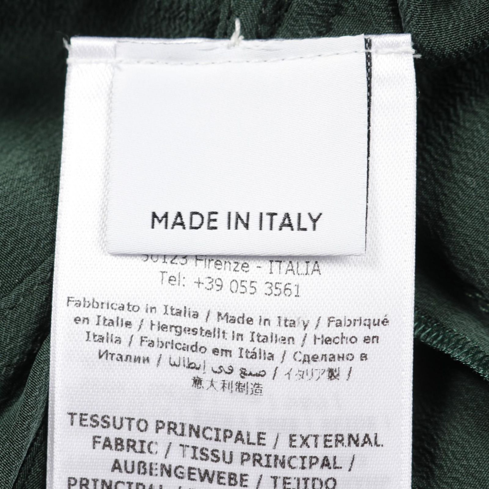  サルヴァトーレフェラガモ Salvatore Ferragamo ワンピース シルク レディース A 長袖 七分袖 ひざ丈ワンピース