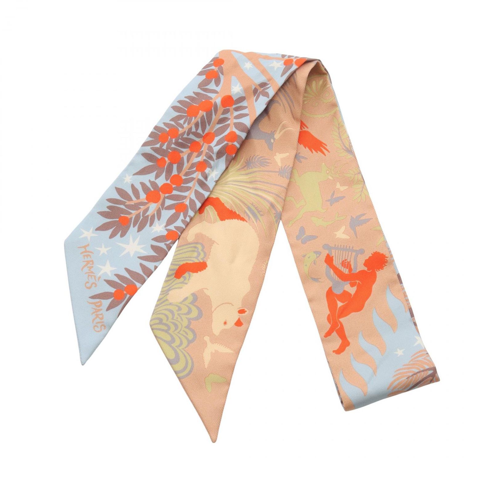 HERMES HERMES ツイリー Les Zebres しまうま aq8224 エルメス 