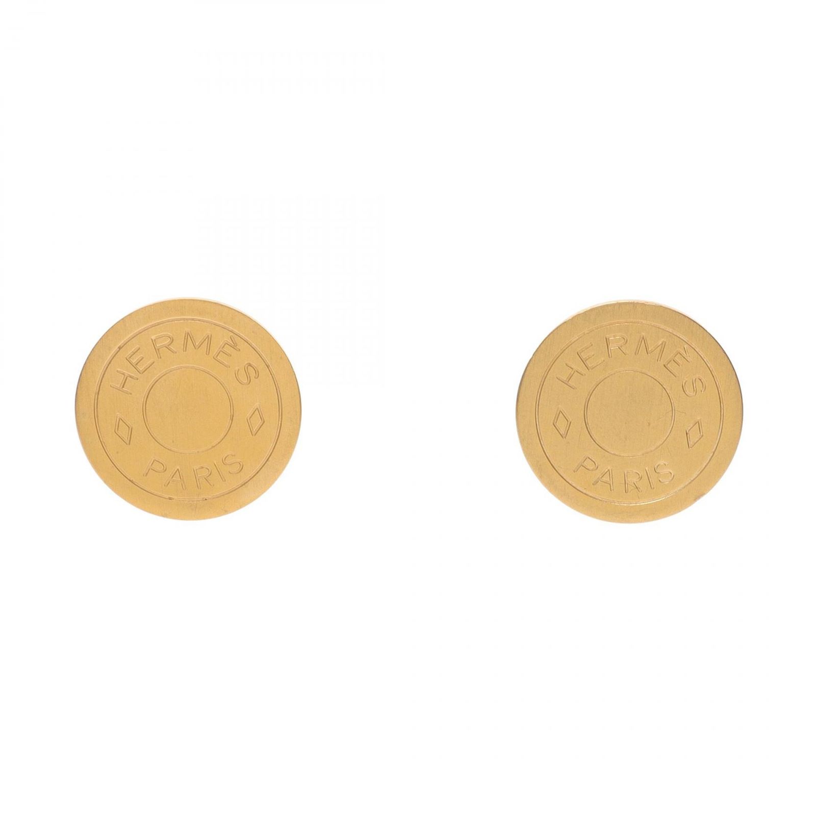 エルメス HERMES イヤリング セリエ GP ゴールドメッキ レディース B