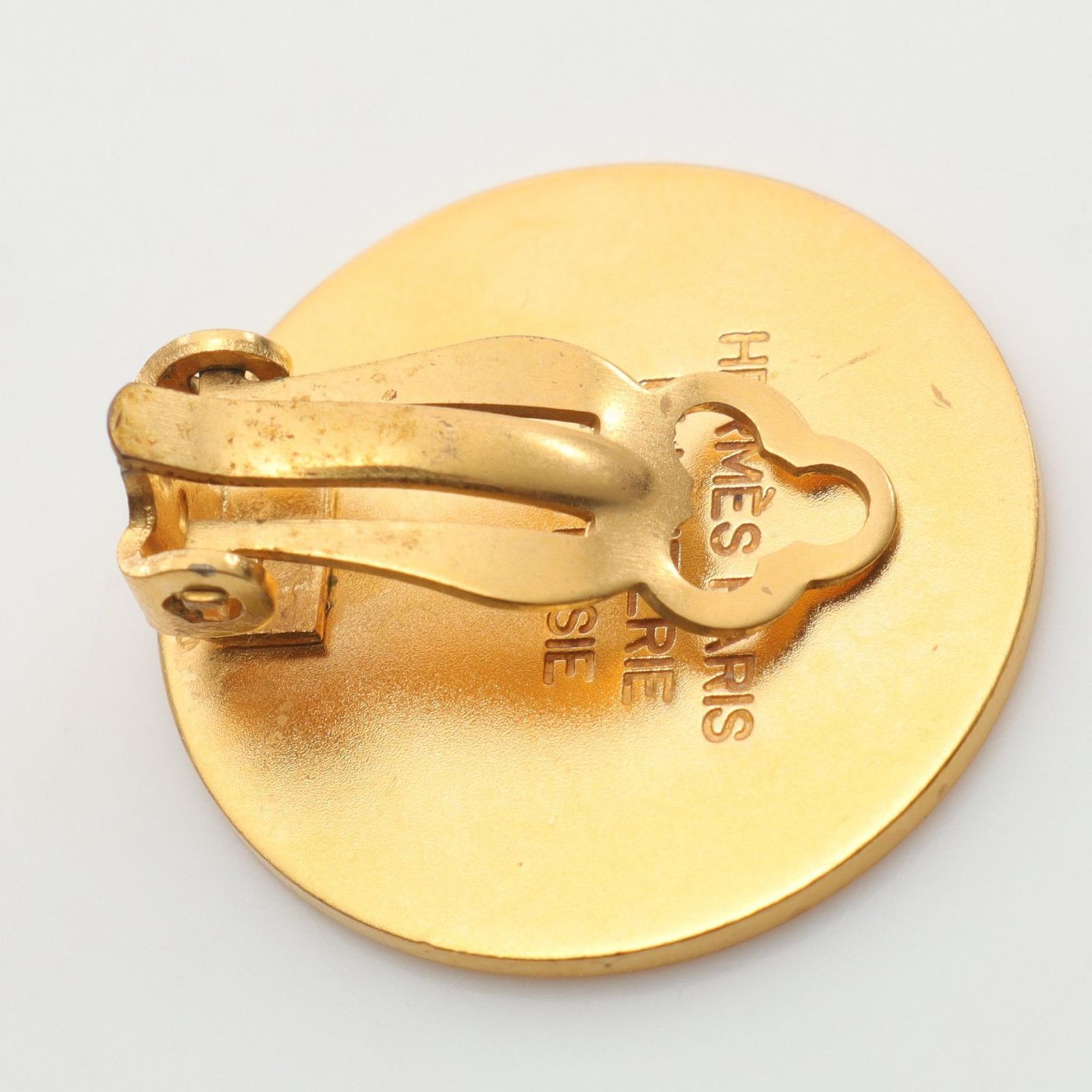 送料無料 キャンペーン中 ！ エルメス HERMES イヤリング セリエ GP ゴールドメッキ セリエ イヤリング レディース Used B