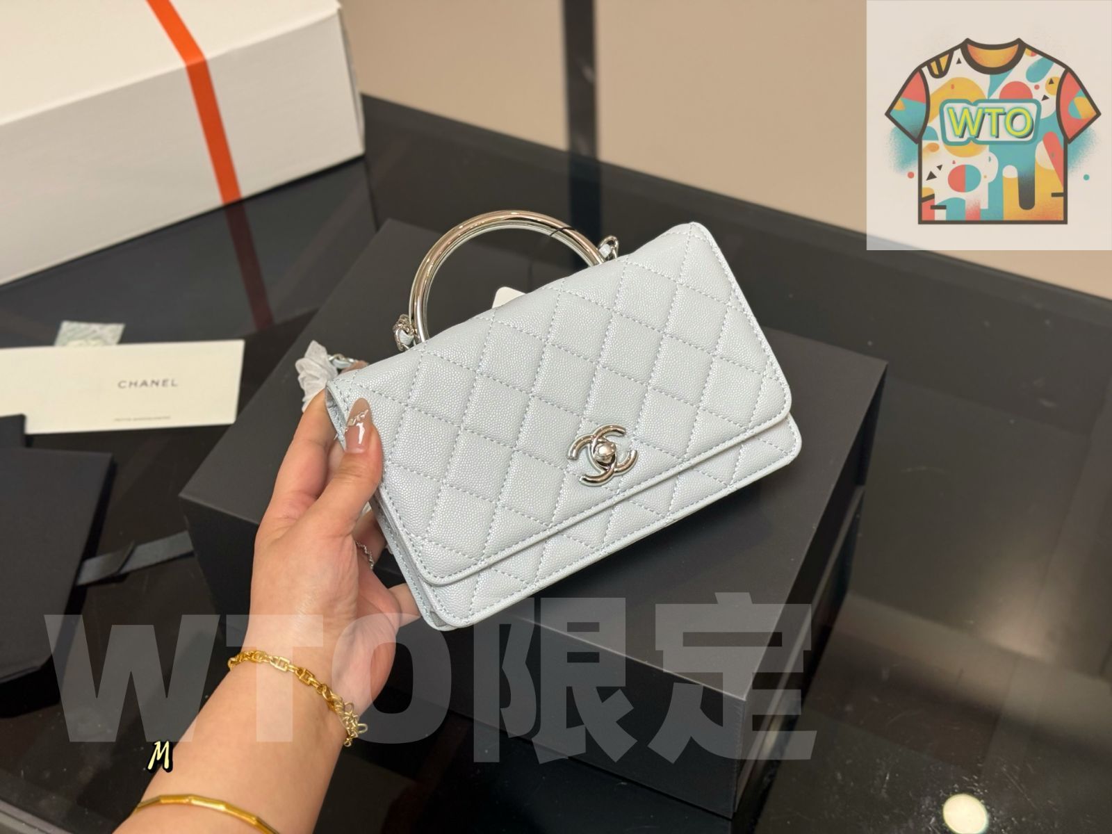 最安値 WTO通販 Chanel 24A WOC ファッションバッグ サイズ 19×12cm 1-WTO輸入-BGN23