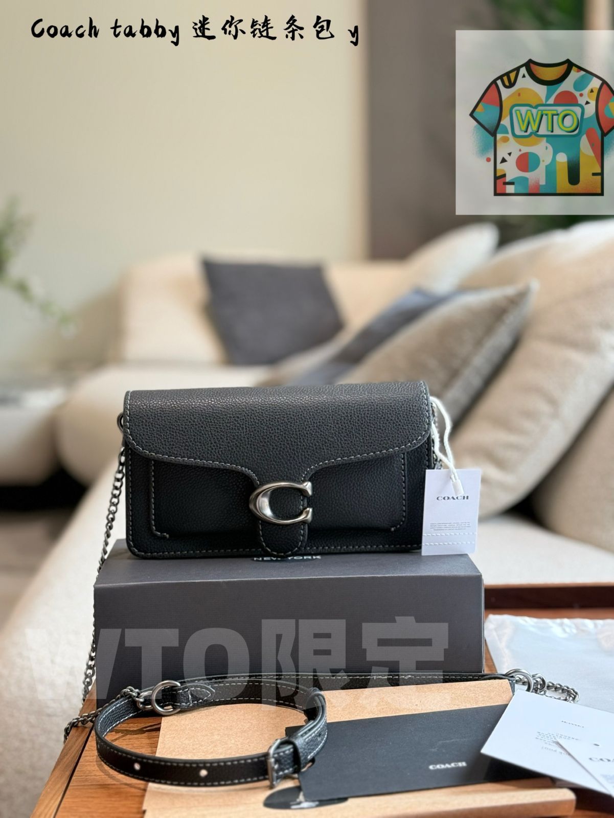 WTO通販 COACH Tabby Mini Chain Bag - コーチ タビー ミニ チェーン バッグ1-WTO輸入-CBR89