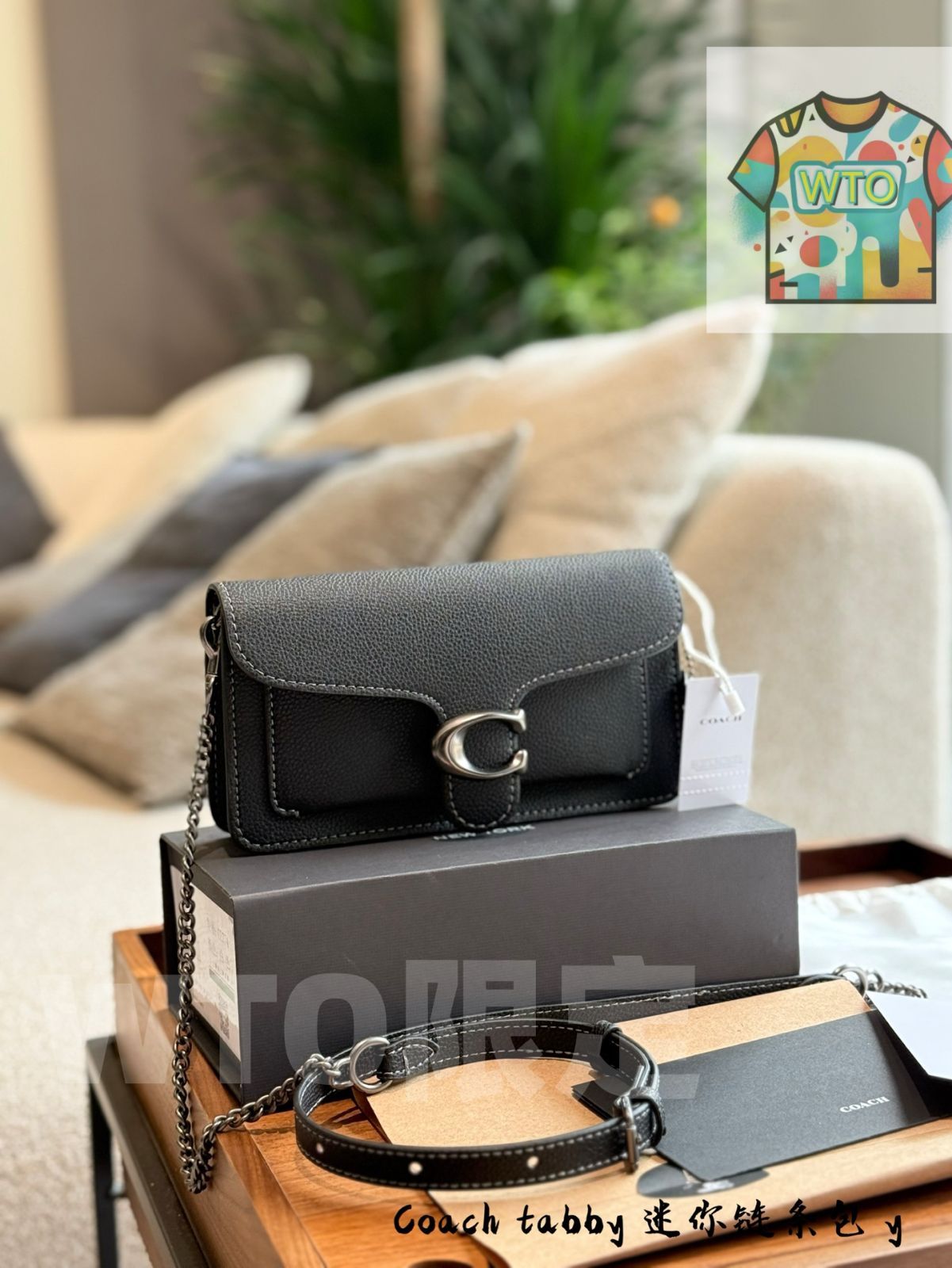 WTO通販 COACH Tabby Mini Chain Bag - コーチ タビー ミニ チェーン バッグ1-WTO輸入-MLN64