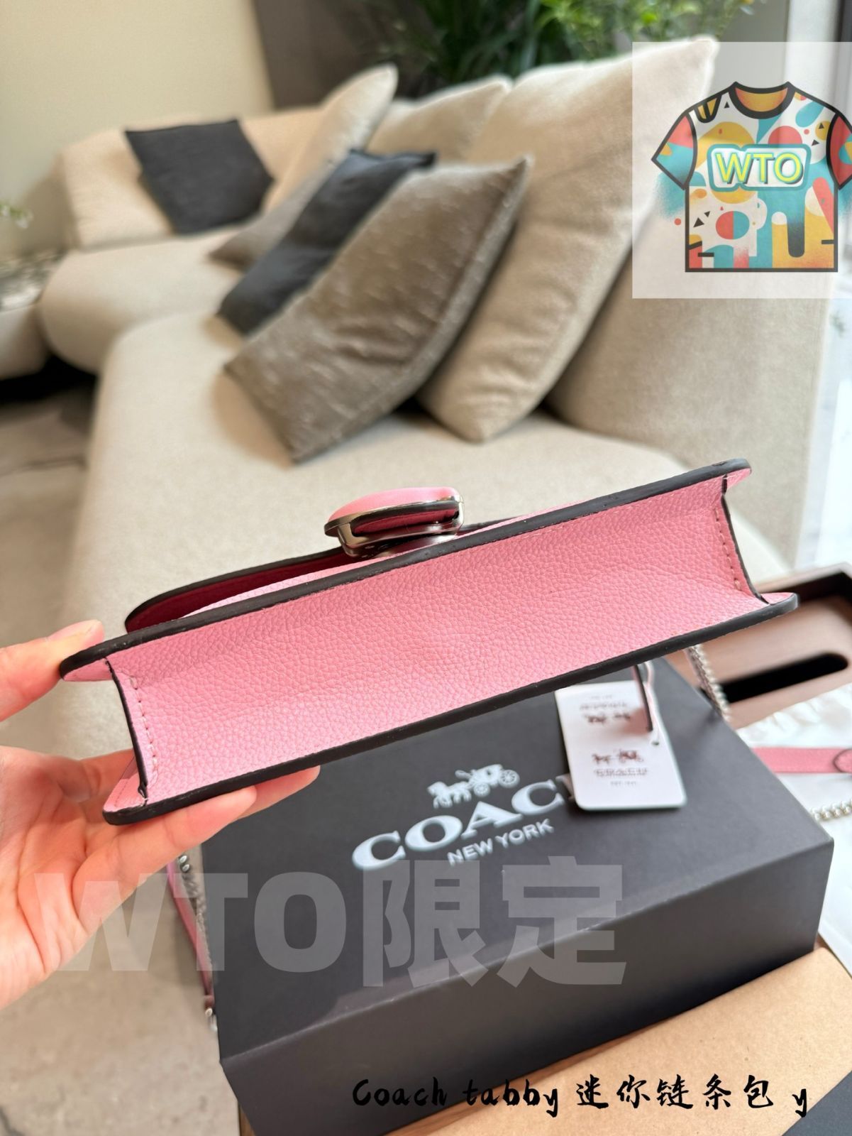  WTO通販 COACH Tabby Mini Chain Bag - コーチ タビー ミニ チェーン バッグ1-WTO輸入-CBR 89 ショルダーバッグ ショルダーバッグ