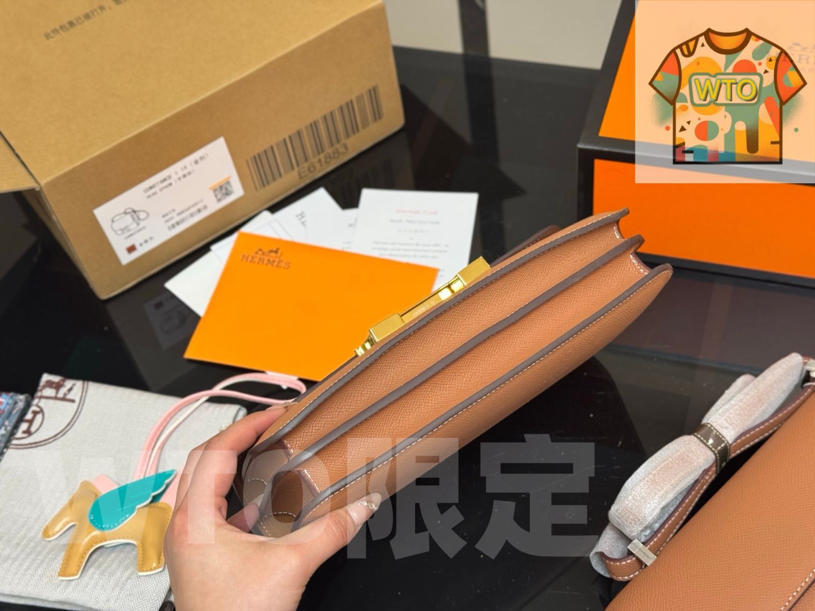  WTO通販 Herm s Horizontal Improved Version Bag サイズ 1-WTO輸入-DFU 51 ハンドバッグ バッグ