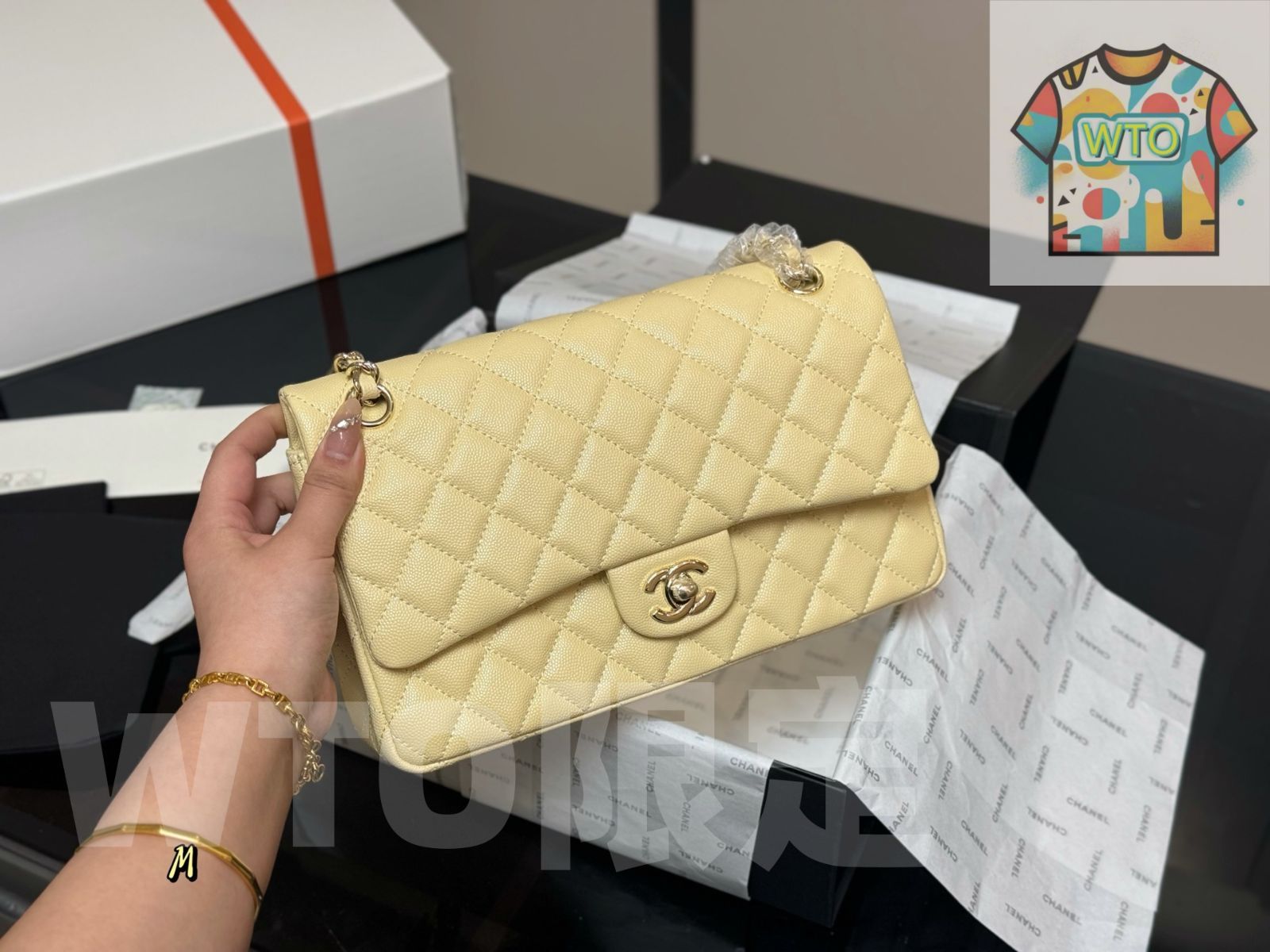  WTO通販 Chanel CF カムリア バッグ サイズ 25 cm 1-WTO輸入-YKJ 41 ハンドバッグ バッグ