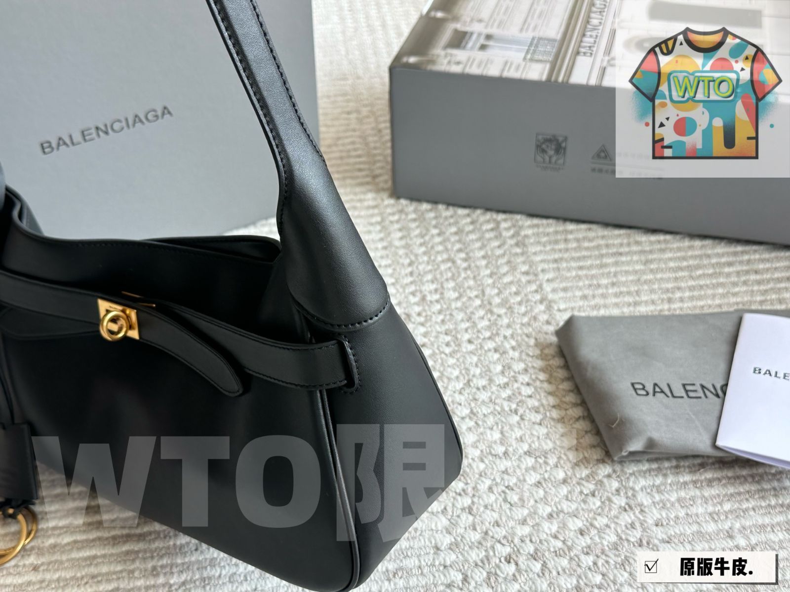 WTO通販 Balenciaga Hobo バイアンサーガ ニューホボ バッグ サイズ 34 14 cm 1 WTO輸入 MHA 89 ハンドバッグ バッグ レディース