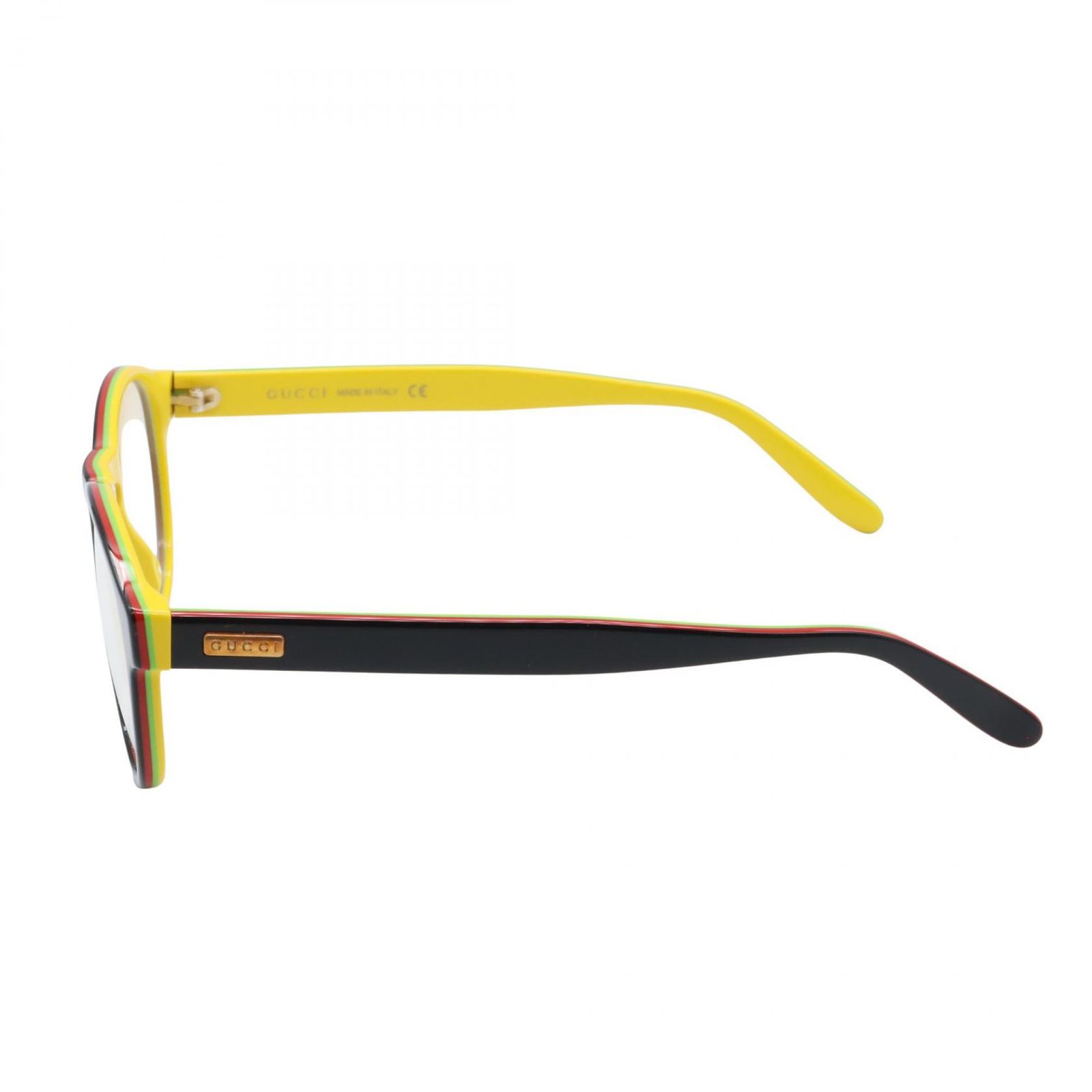 品質保証 ！ グッチ GUCCI メガネ オプティカルフレーム メガネ GG0273O-005 ブラック イエロー その他 オプティカルフレーム メガネ ユニセックス